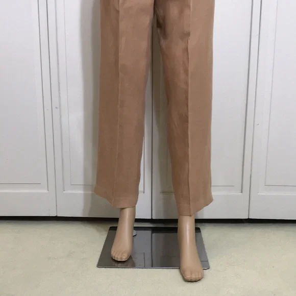 Aritzia Wilfred Cauchy Cropped Lyocell & Linen Pants/Trousers Size 2